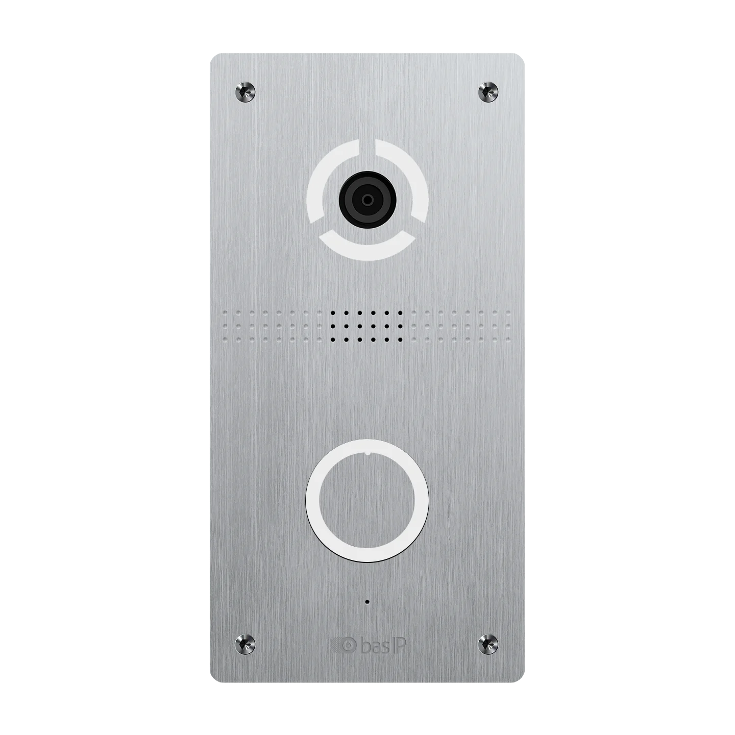 Nút chuông cửa IP Bas-IP AV-04FDI thiết kế hiện đại, tích hợp camera HD và kiểm soát ra vào