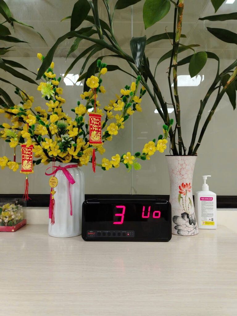 Màn hình quản lý trung tâm SM3-61PC trong hệ thống SoltBell Bệnh viện Đại học Y Thái Bình