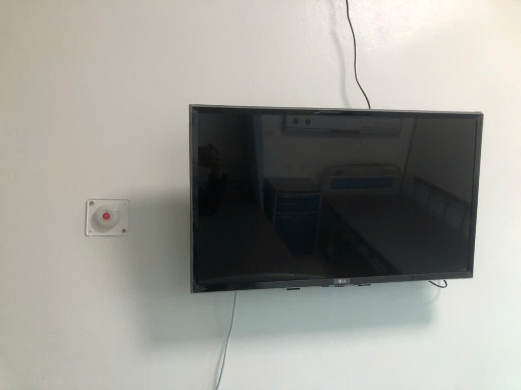 Nút gọi y tá đầu giường SoltBell SB5-2XWH lắp đặt tại dự án soltbell bệnh viện Phổi Trung ương